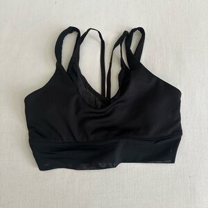 Black Women's Sports Bra